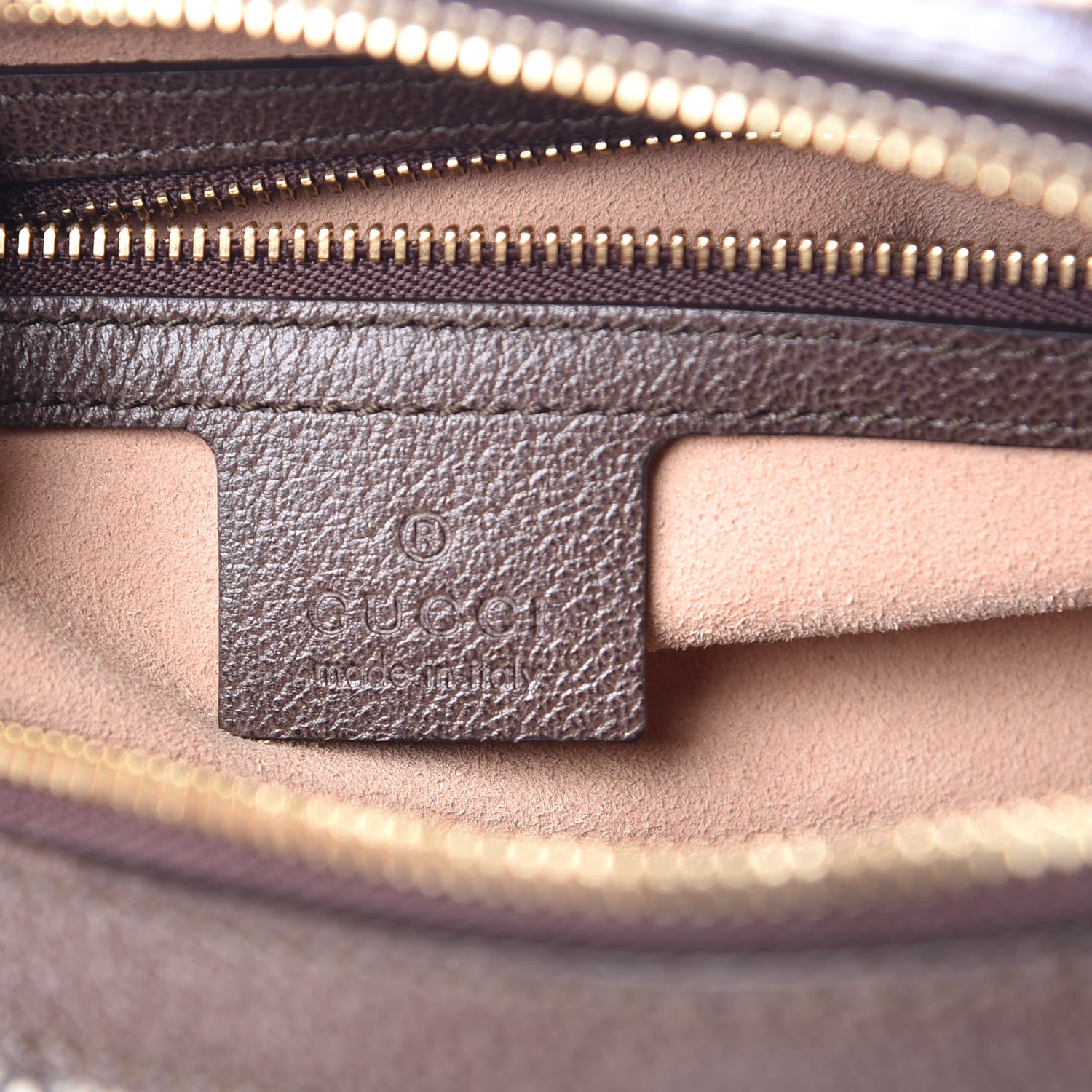 Gucci GG Supreme Monogram Bengal Small Boston Beige Pink 7 of 10