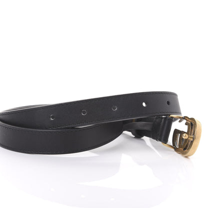 Gucci Calfskin Double G 20mm Belt 75 30 Black 4 of 5