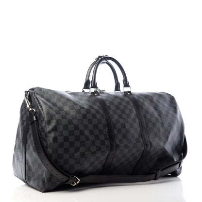 Louis Vuitton Damier Graphite Keepall Bandouliere 55 2 of 8