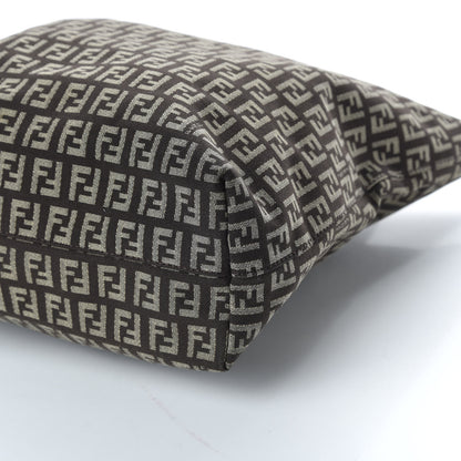 Fendi Zucchino Vitello Shopping Tote Testa di Moro Beige 8 of 8