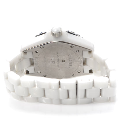 Chanel Stainless Steel Ceramic 38mm J12 Limited Edition Mademoiselle Automatic Watch White 4 of 6