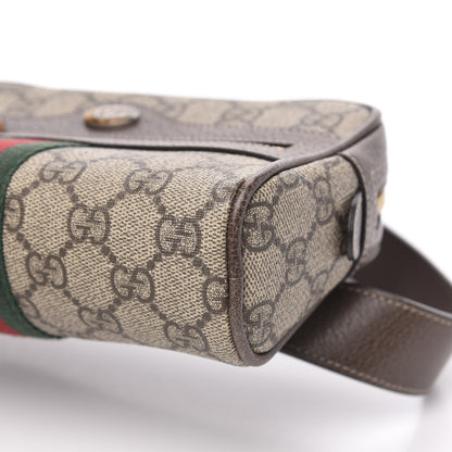 Gucci GG Supreme Monogram Web Small Ophidia Belt Bag 75 30 Dark Brown 9 of 9
