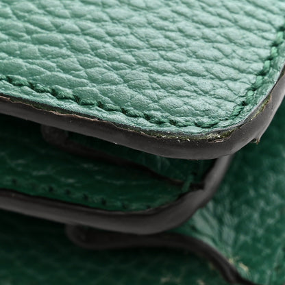 Gucci Pebbled Calfskin Small Dionysus Shoulder Bag Emerald 11 of 12