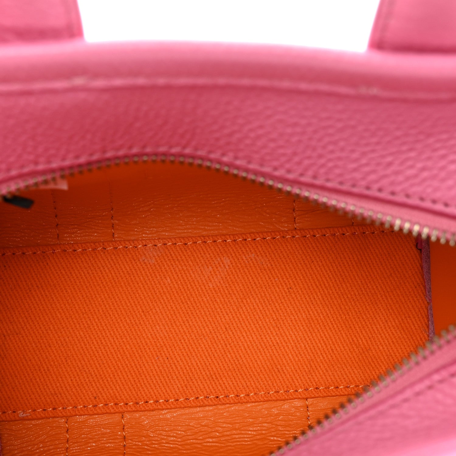 Marc Jacobs Grained Calfskin Mini The Tote Bag Candy Pink 6 of 11