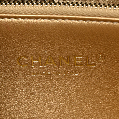 Chanel Lambskin Quilted Coco Midnight Clutch Black 6 of 10
