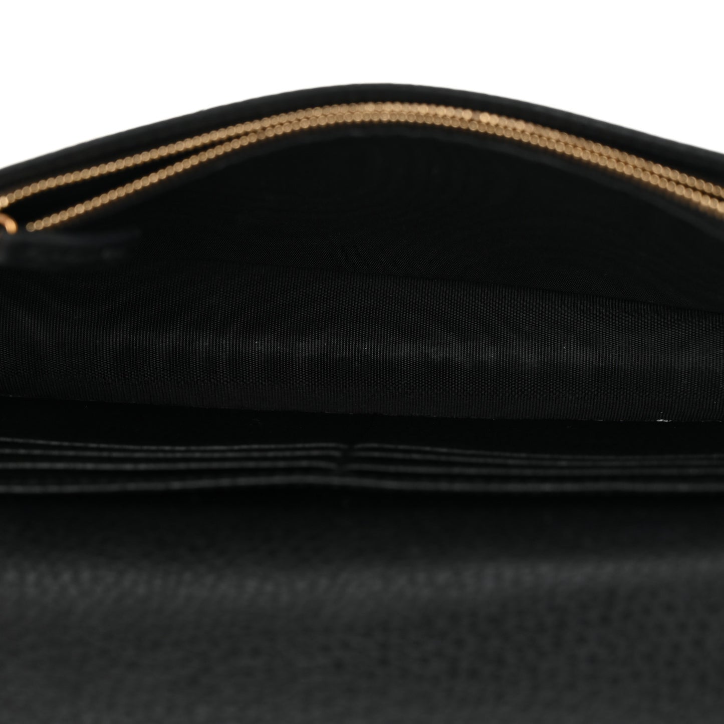 Calfskin Mini GG Marmont Chain Wallet Black