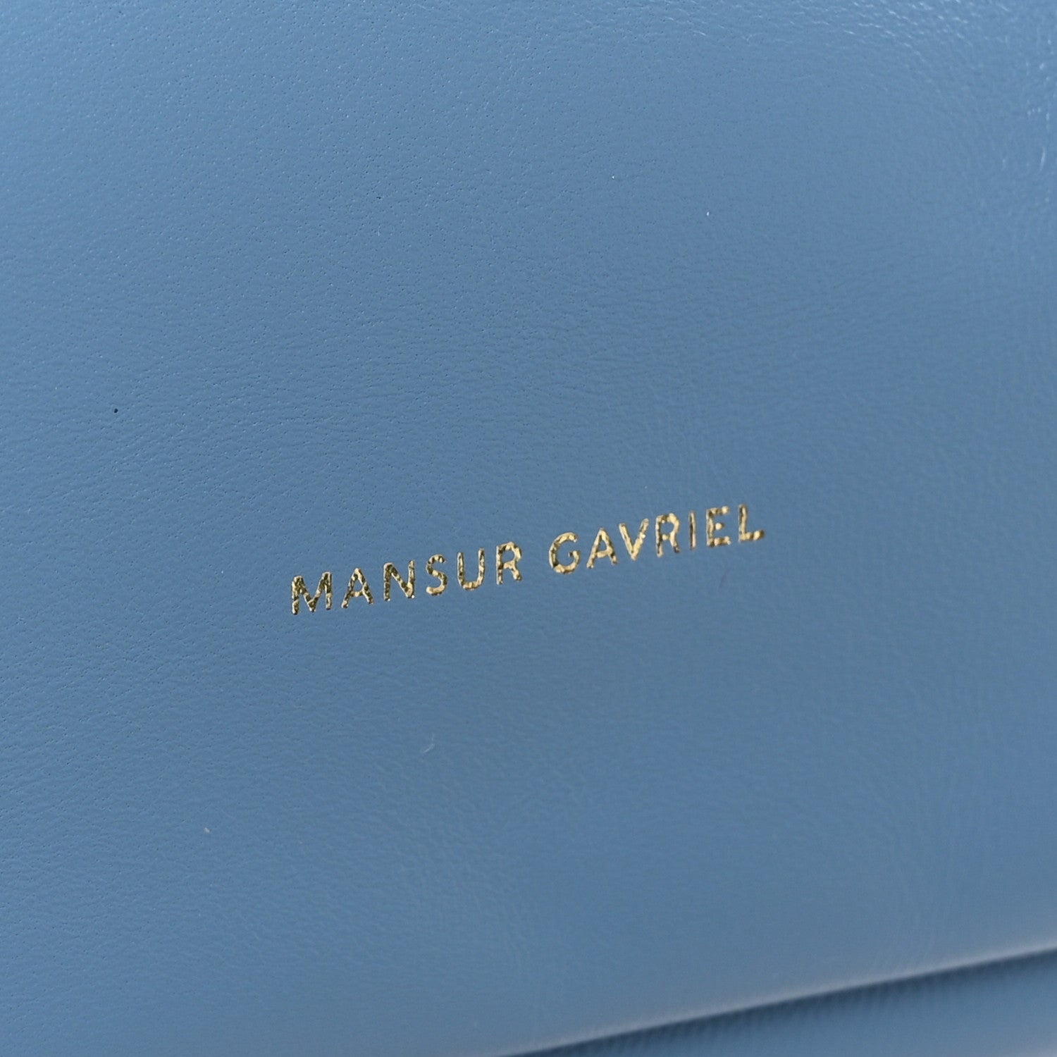 Mansur Gavriel Lambskin Cloud Clutch Lago 6 of 9