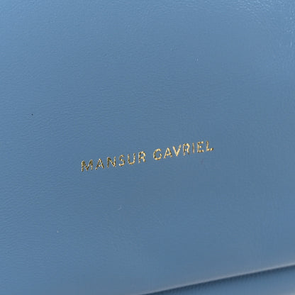Mansur Gavriel Lambskin Cloud Clutch Lago 6 of 9