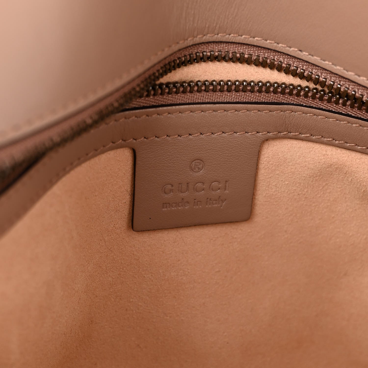 Gucci Calfskin Matelasse Small GG Marmont Shoulder Bag Porcelain Rose 6 of 10