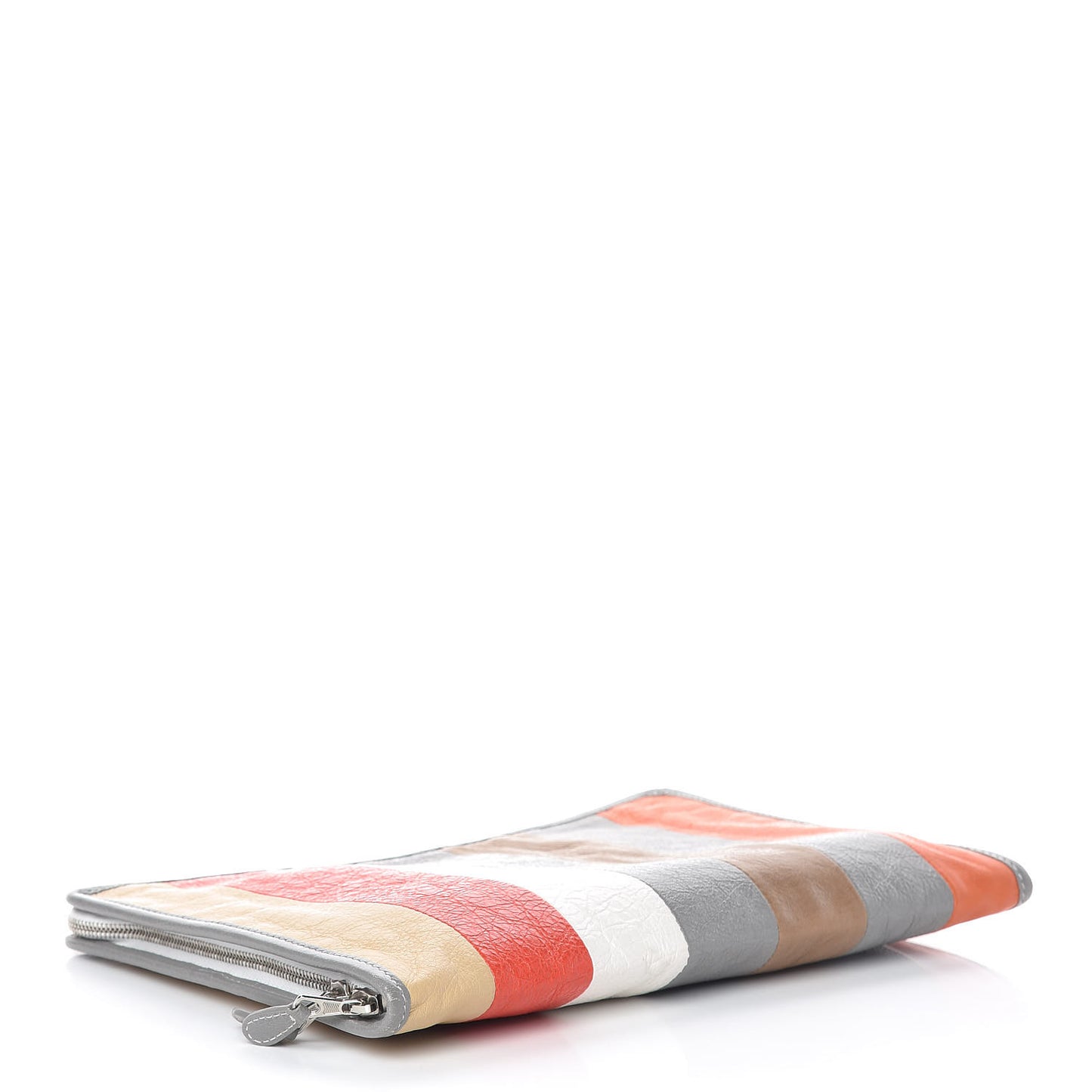 Veau Arena Multicolore Bazar Pouch Beige Orange Taupe