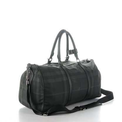 Burberry Nylon Smoked Check Holdall 52 Black 3 of 8