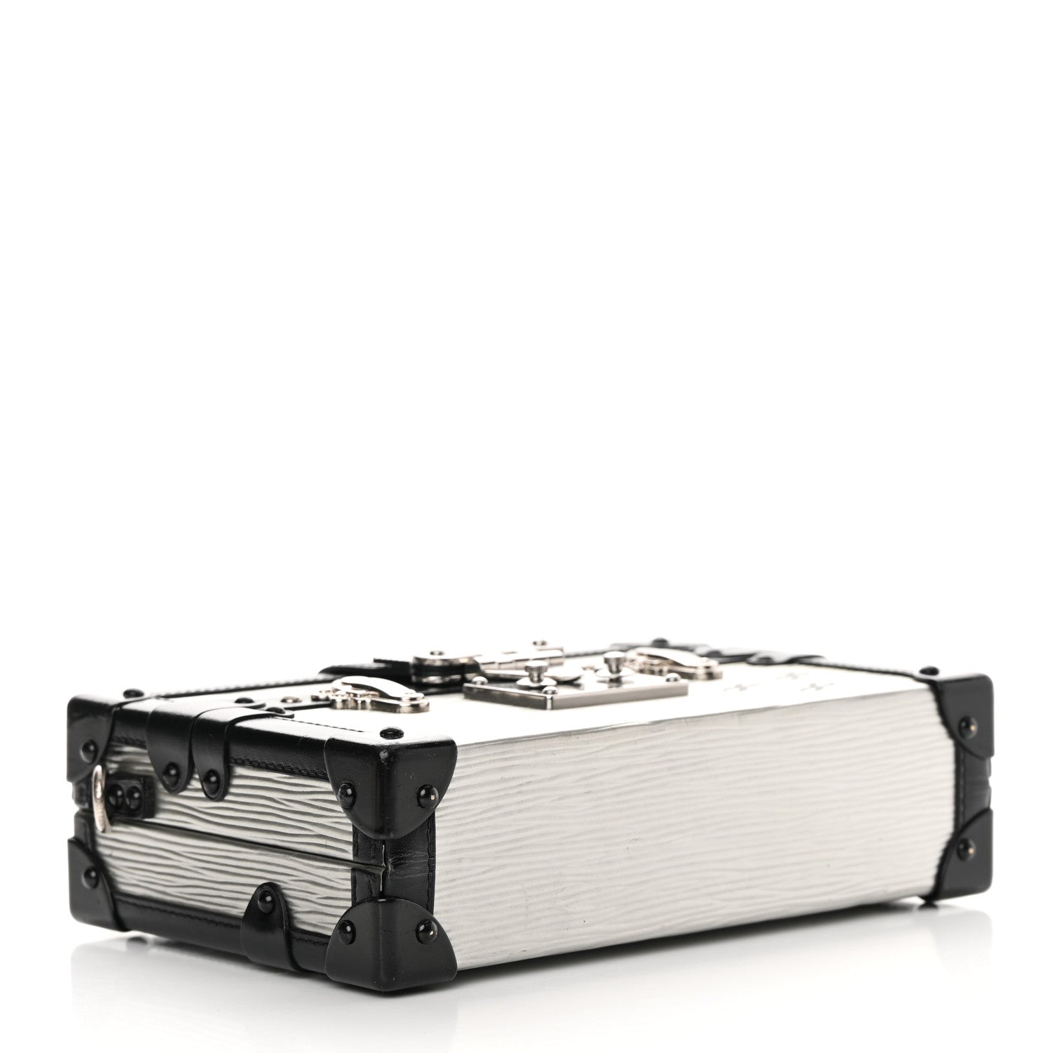 Louis Vuitton Epi Petite Malle Silver 4 of 19