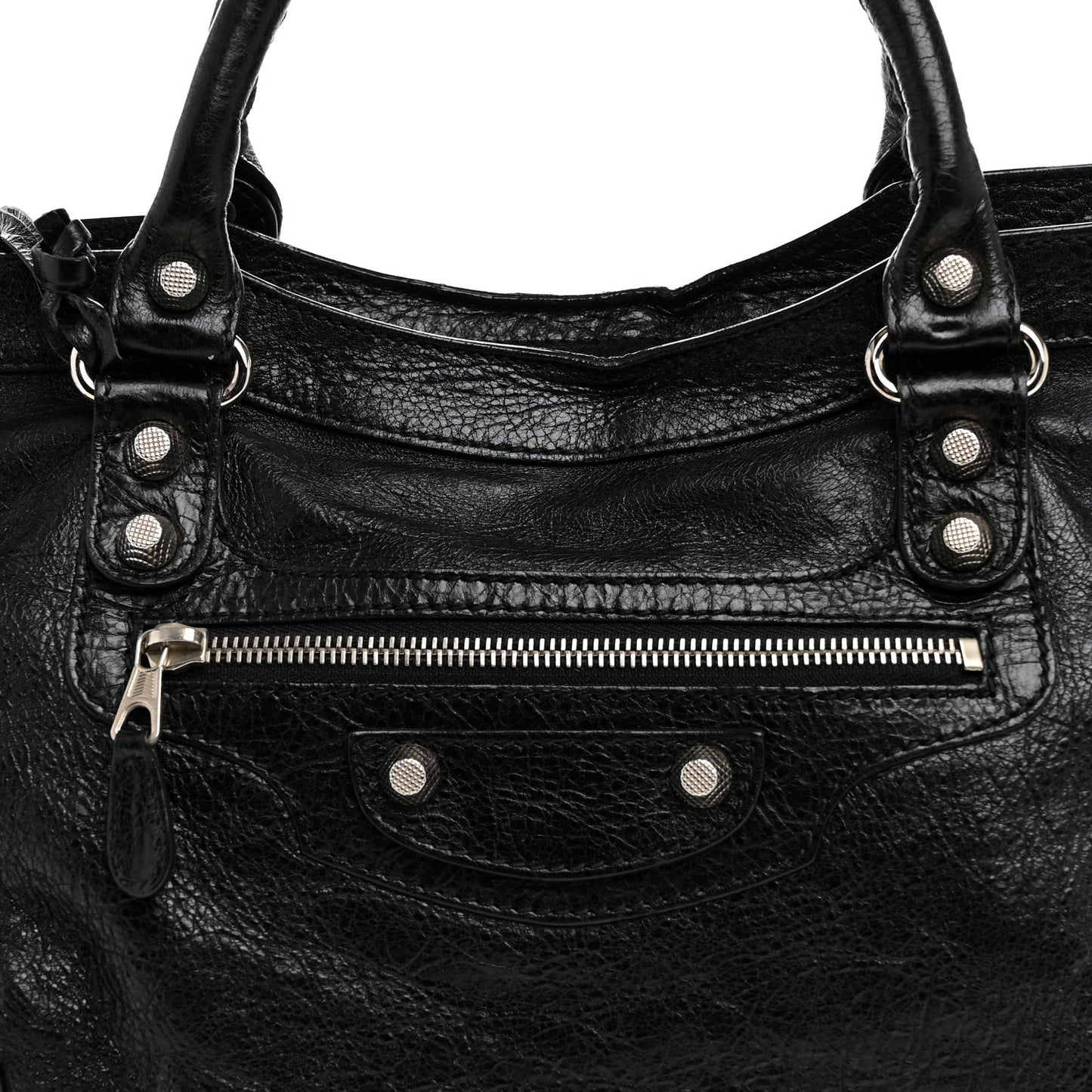 Agneau Giant 12 Silver Hardware City Black