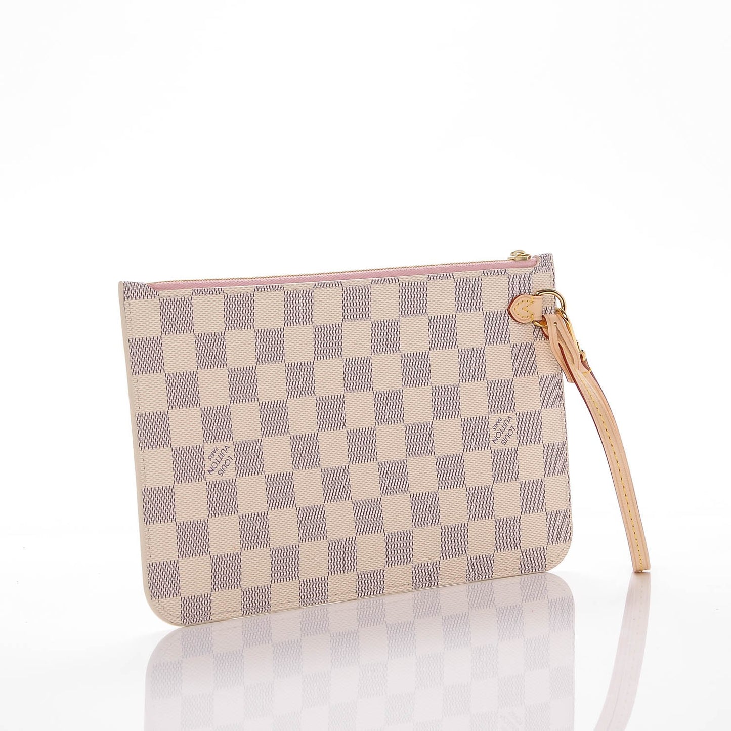 Damier Azur Neverfull MM GM Pochette Rose Ballerine