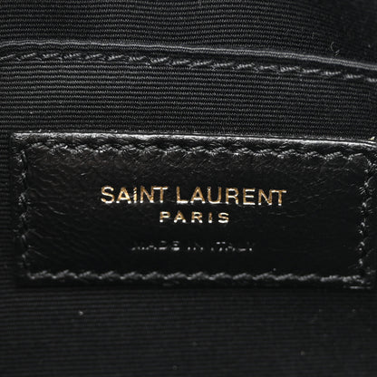 Saint Laurent Calfskin Matelasse Monogram Lou Camera Bag Dark Beige 6 of 12