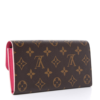 Louis Vuitton Monogram Bloom Flower Emilie Wallet 3 of 8