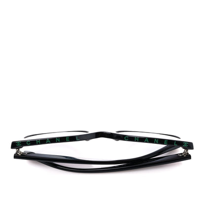 Chanel Acetate CC Butterfly Sunglasses 5414 Black Green 8 of 11