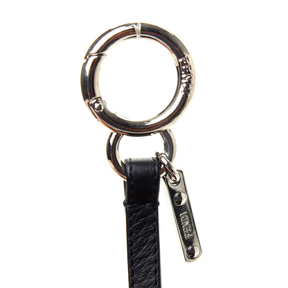 Fendi Fox Fur Shearling Crystal Pinky Punky Monster Bag Bug Charm Black Bubblegum 4 of 4