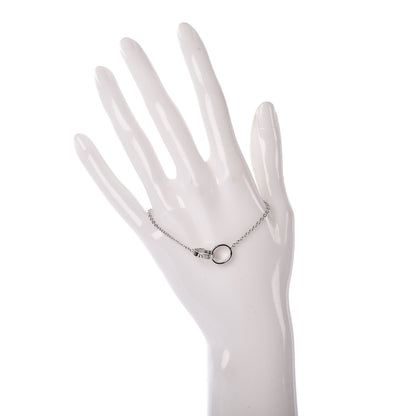 Cartier 18K White Gold Interlocking LOVE Bracelet 2 of 8