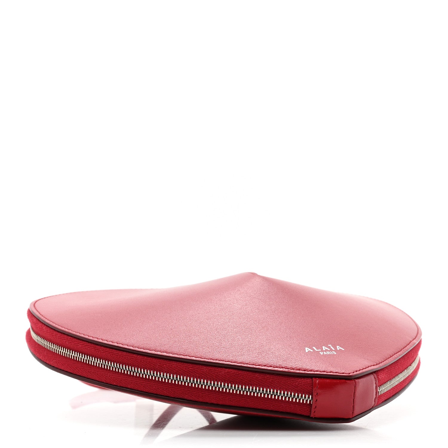 Alaia Lux Calfskin Le Coeur Bag Lacquer Red 4 of 8