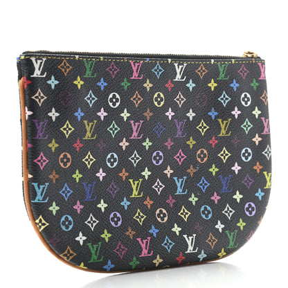 Louis Vuitton Monogram Multicolor Pochette Plate GM Black 3 of 8
