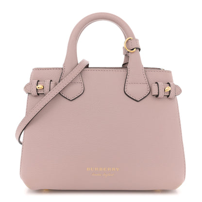 Burberry Grainy Calfskin House Check Baby Banner Tote Pale Orchid 1 of 14