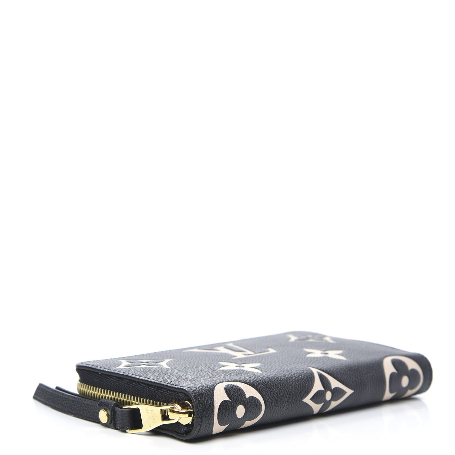 Louis Vuitton Empreinte Monogram Giant Zippy Wallet Black Beige 4 of 8