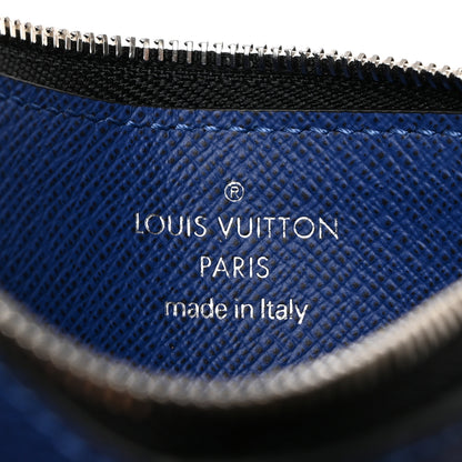 Louis Vuitton Monogram Taiga Coin Card Holder Cobalt 6 of 6