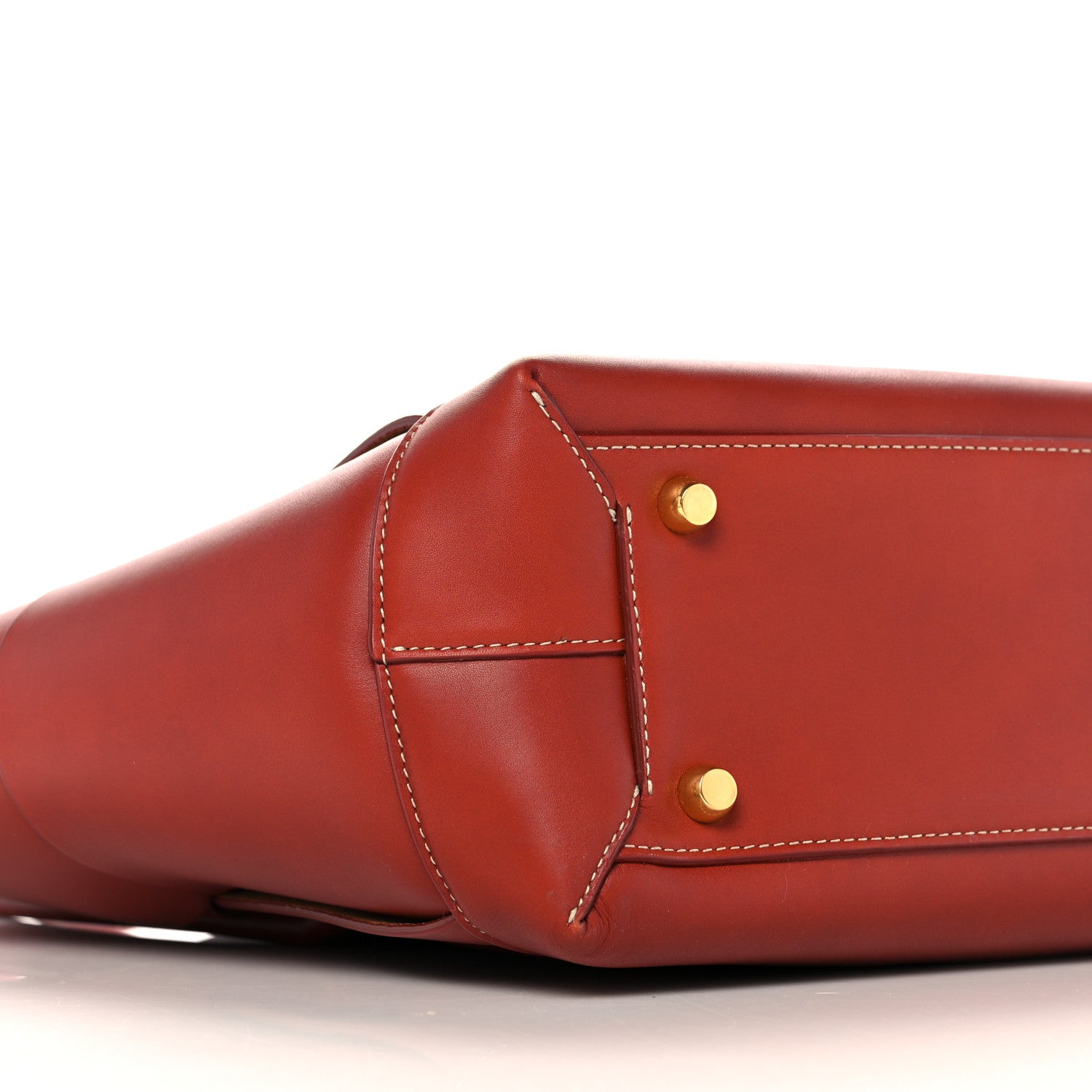 Bottega Veneta French Calfskin Maxi Intrecciato Medium Arco Red 6 of 7