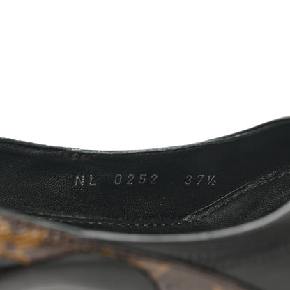 Louis Vuitton Patent Monogram Archlight Pumps 37.5 Black 8 of 8