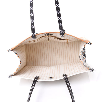 Louis Vuitton Monogram Giant Jungle Onthego GM Ivory 4 of 4