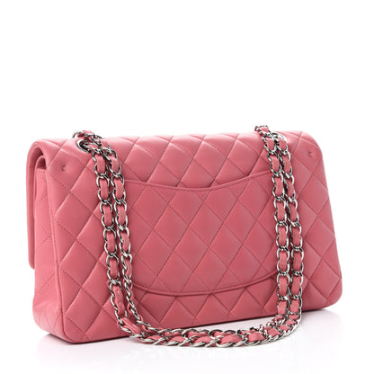 Chanel Lambskin Quilted Medium Double Flap Pink 3 of 12
