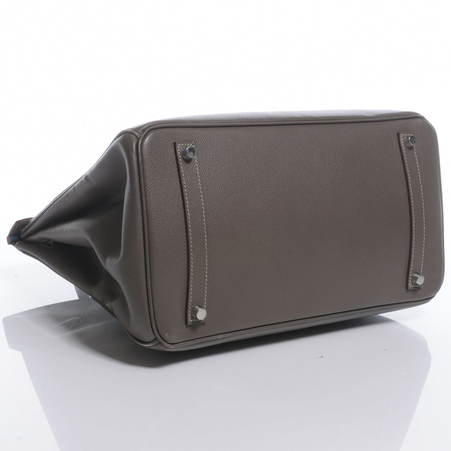 Epsom Candy Birkin 35 Etain Bleu Thalassa