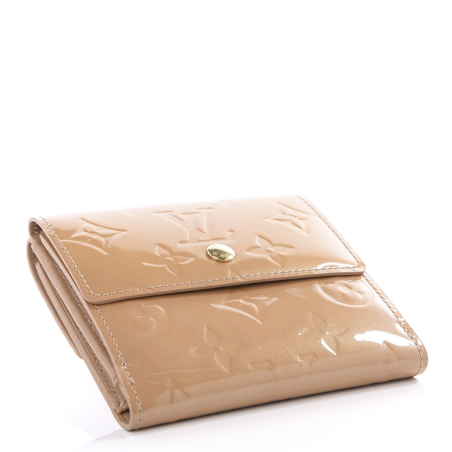 Louis Vuitton Vernis Elise Wallet Noisette 3 of 8