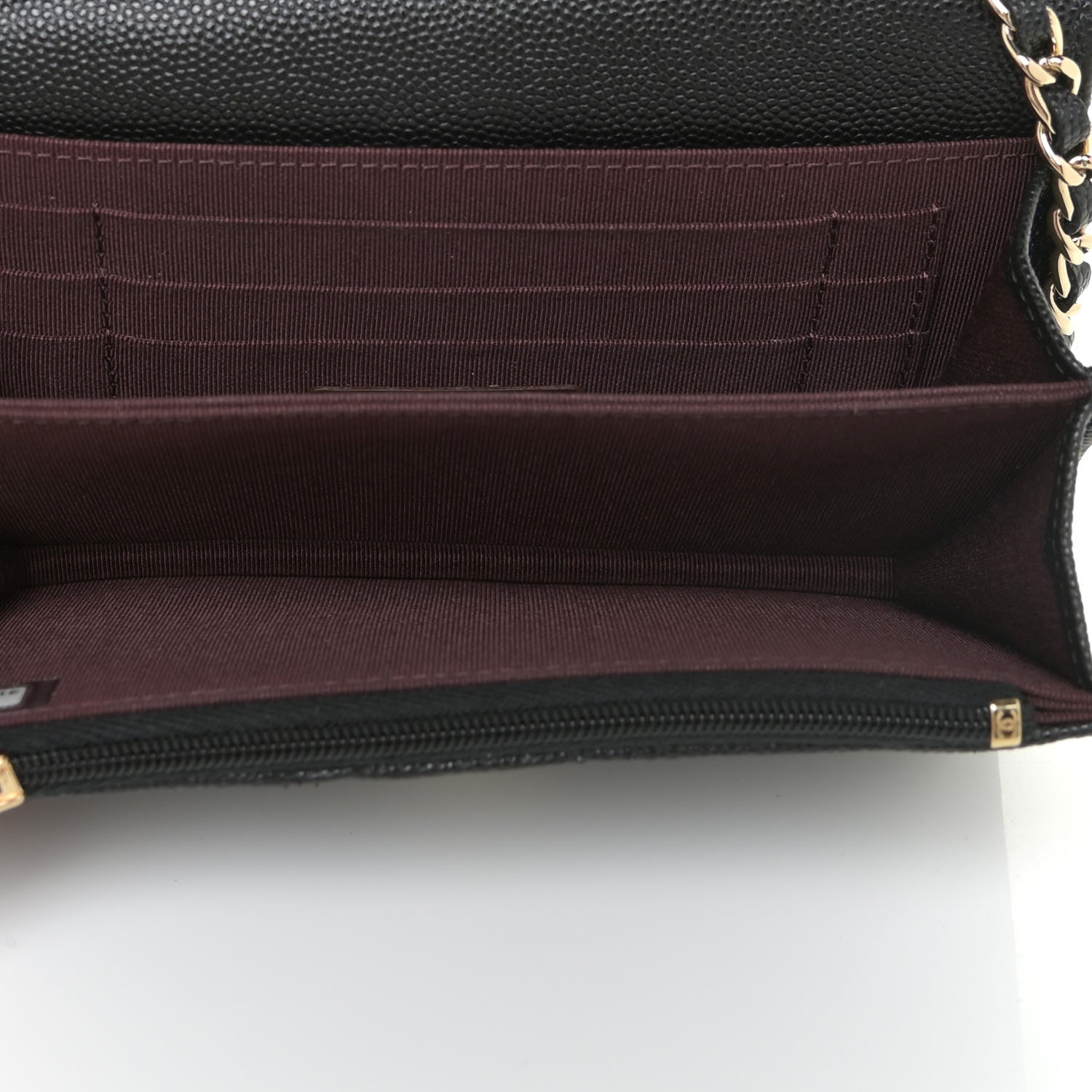 Chanel Caviar Quilted Mini Wallet On Chain WOC Black 5 of 13
