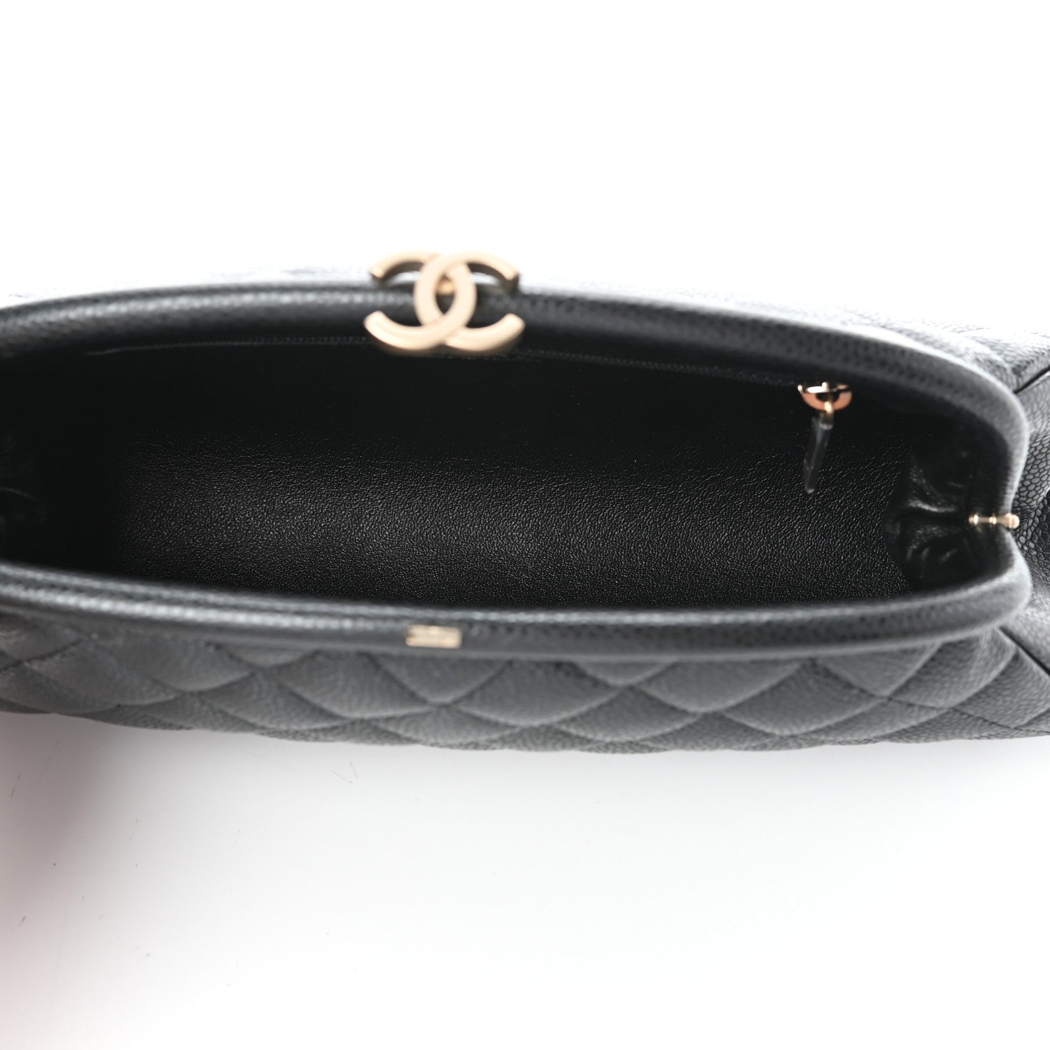 Chanel Caviar Quilted Timeless Clutch Black 5 of 9
