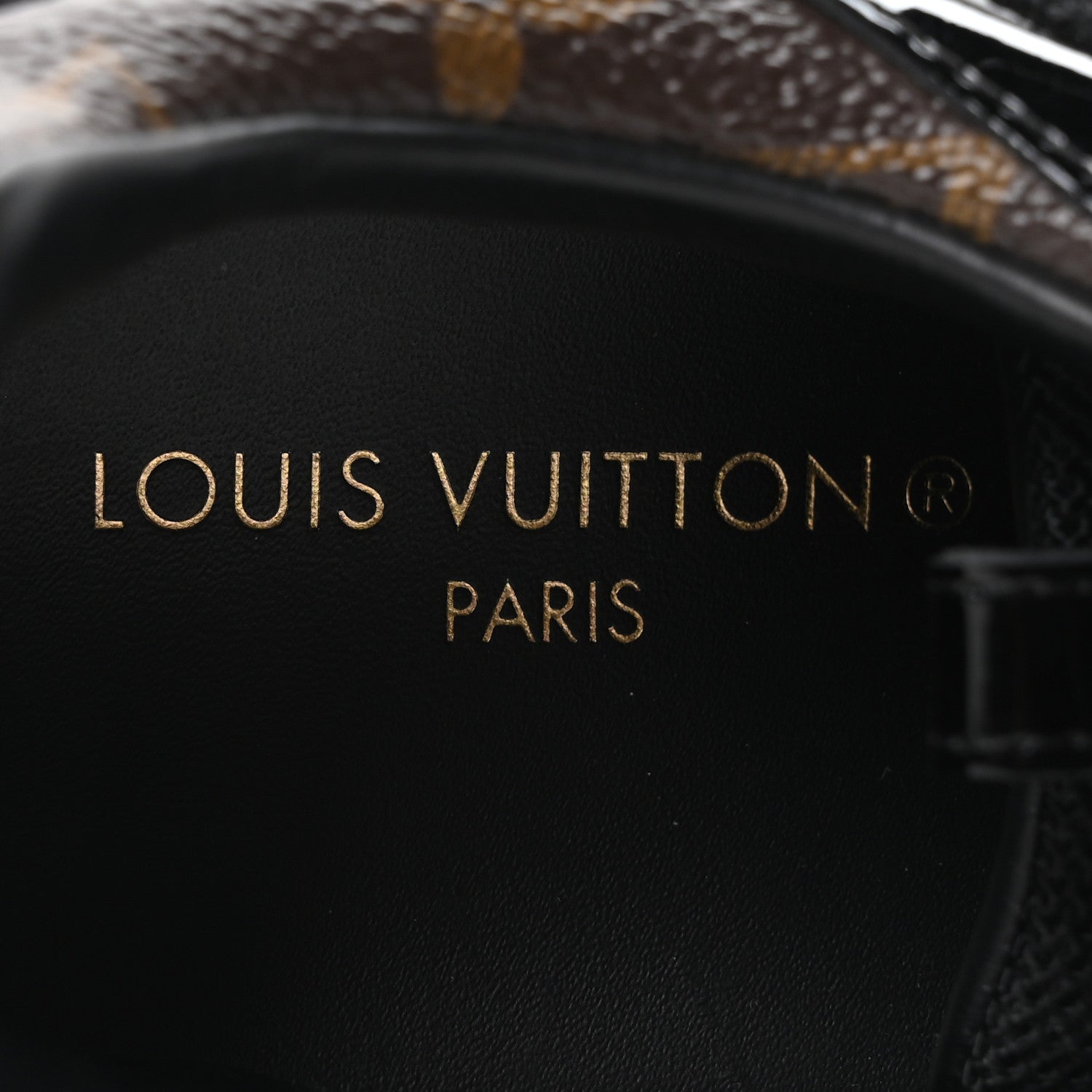 Louis Vuitton Suede Monogram Run Away Sneakers 37 Black 8 of 9