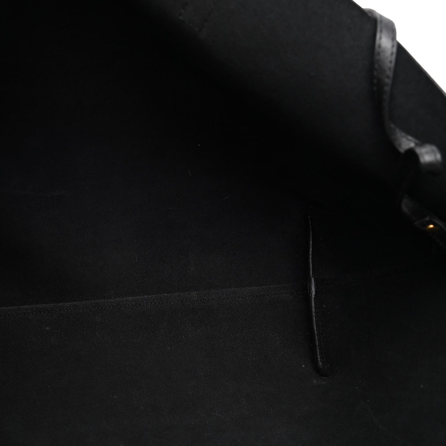 Calfskin Large Shopping Tote Black