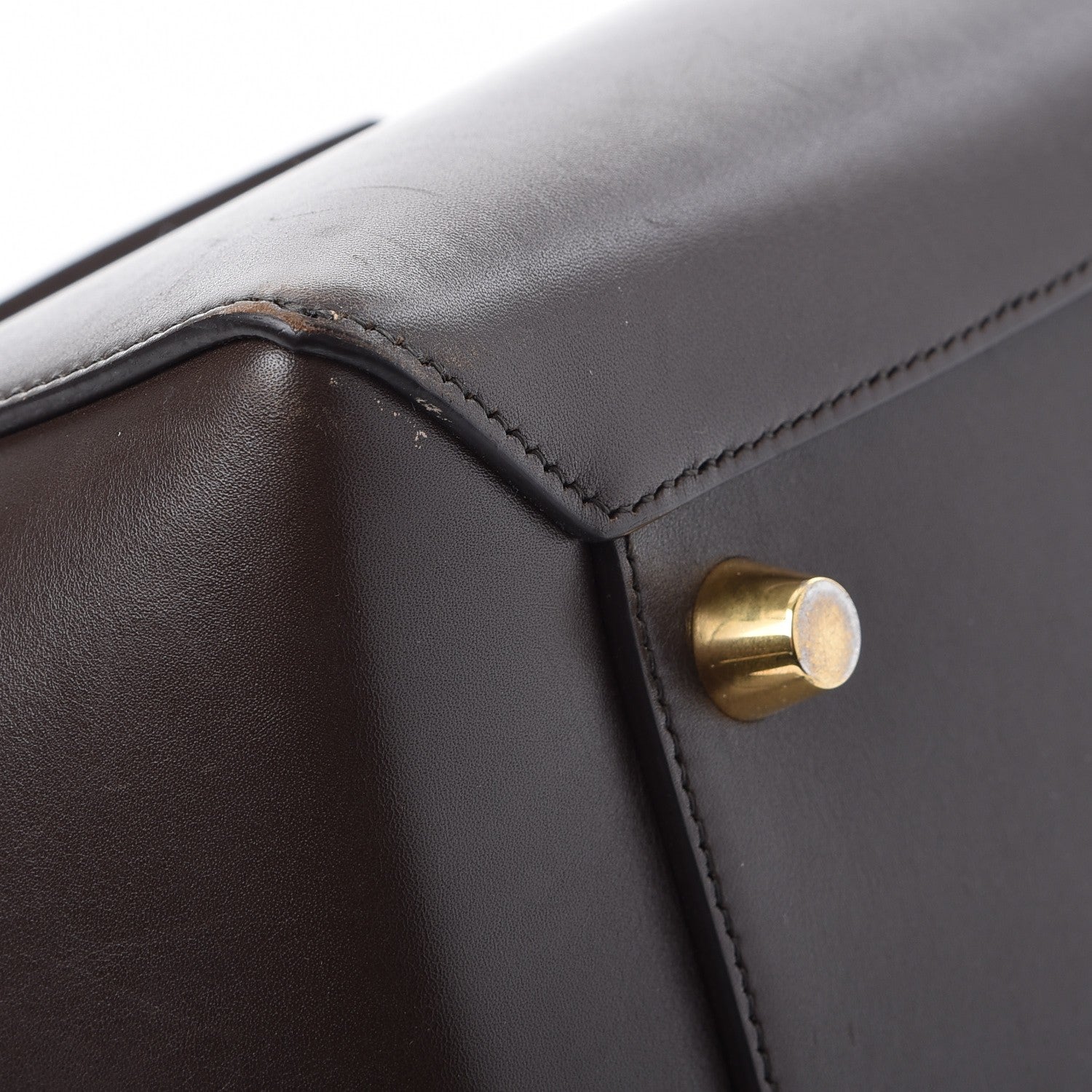 Celine Supersoft Calfskin Mini Belt Bag Wood 16 of 18