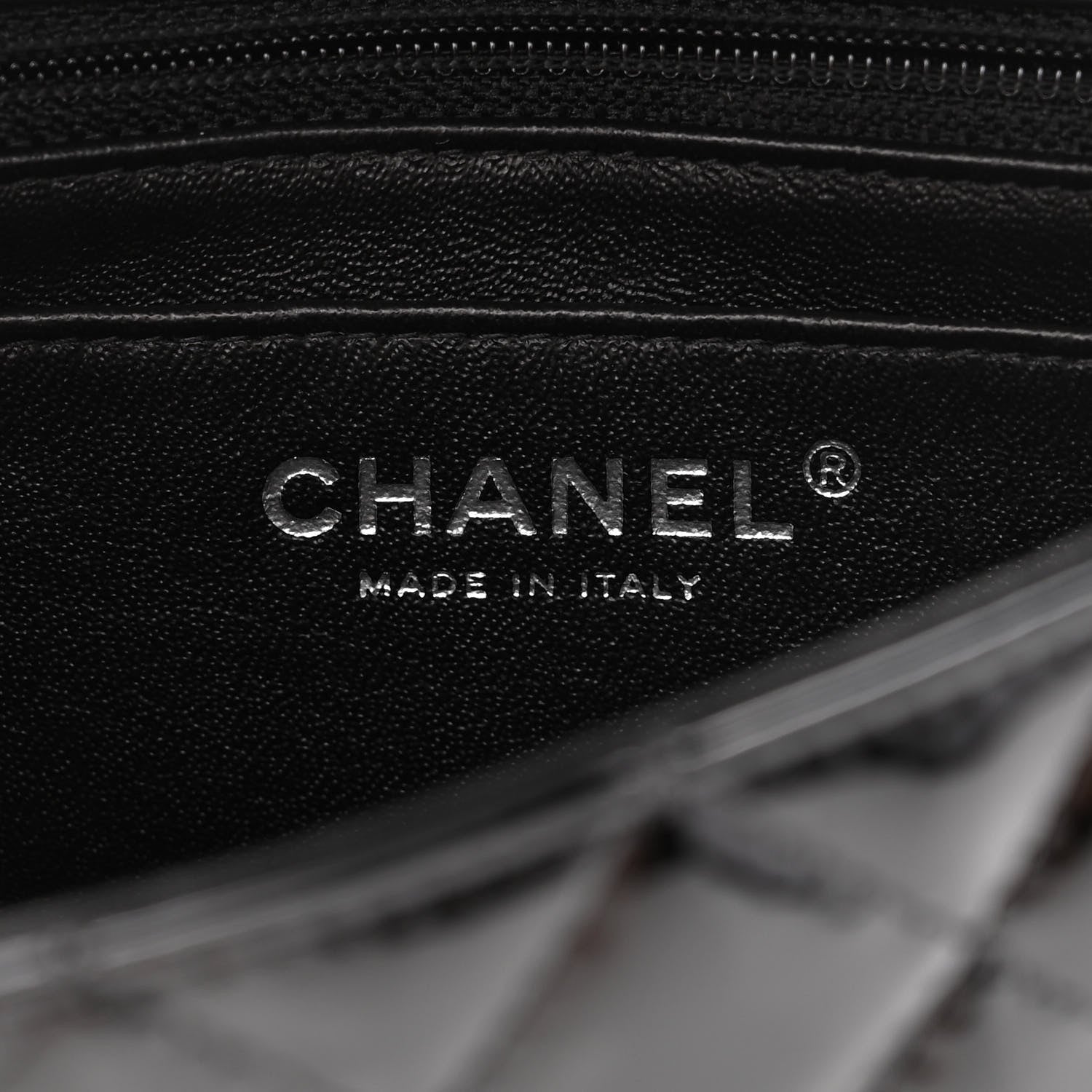 Chanel Patent Calfskin Quilted Mini Rectangular Flap Black 6 of 11