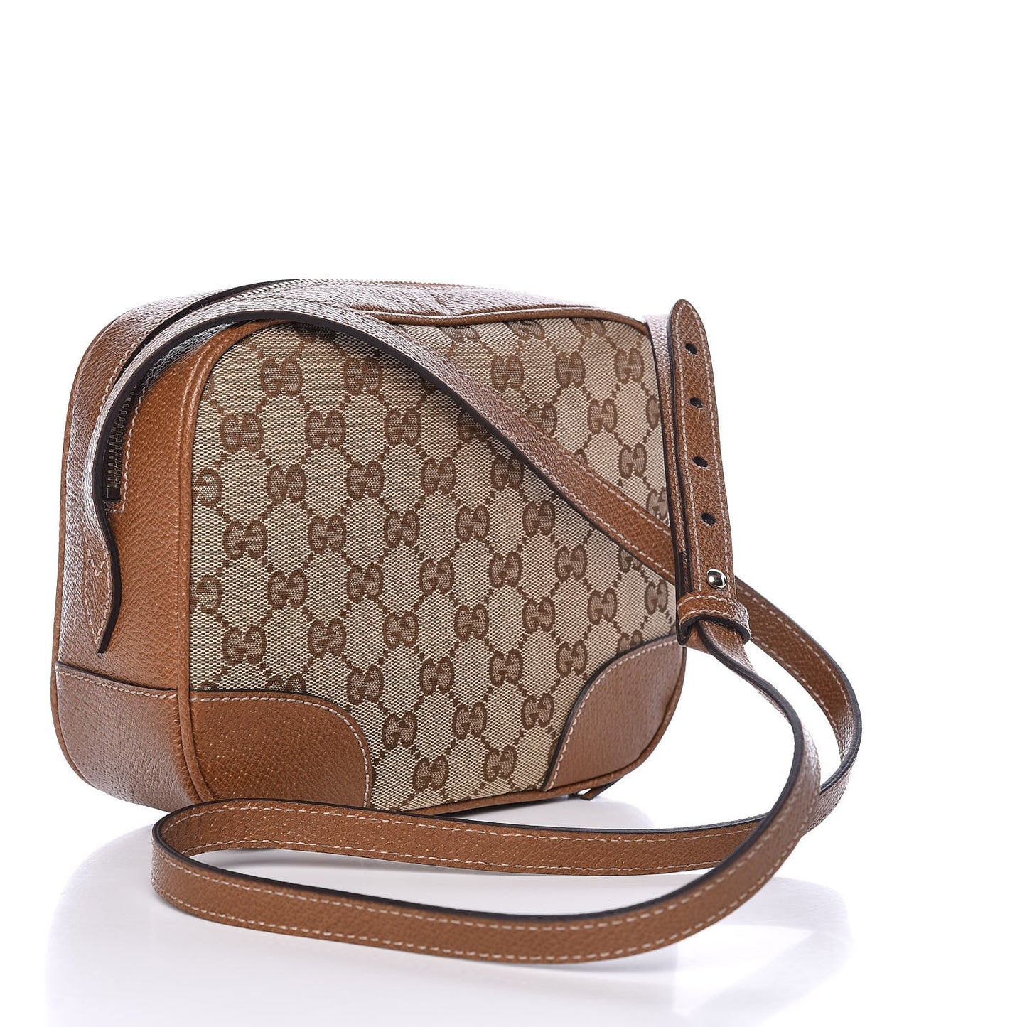 Monogram Mini Bree Messenger Bag Beige Tabacco