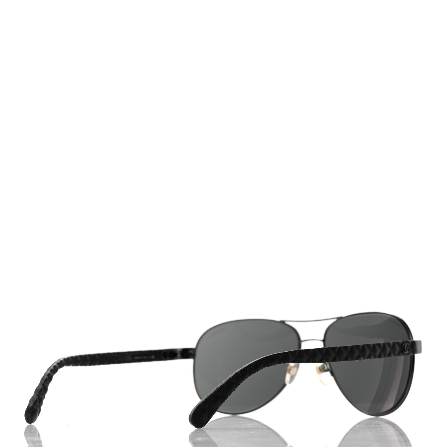 Chanel Pilot Summer Aviator Sunglasses 4204-Q Black 3 of 8
