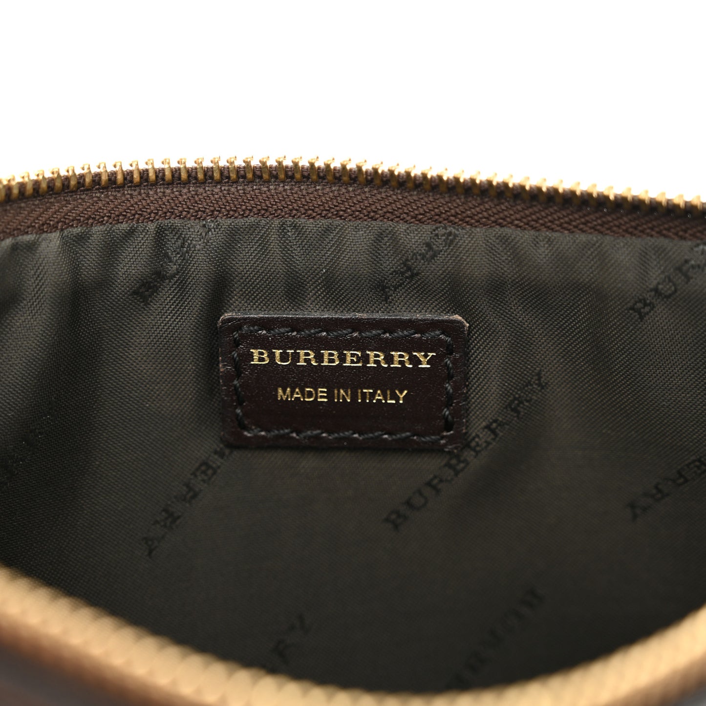 Haymarket Check Small Peyton Crossbody Clutch Bag Chocolate