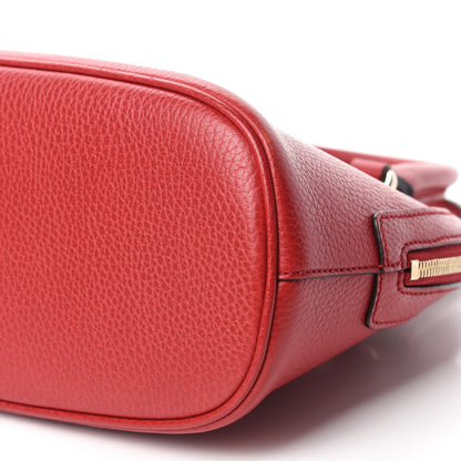 Gucci Dollar Calfskin Small GG Charm Dome Bag Red 7 of 10