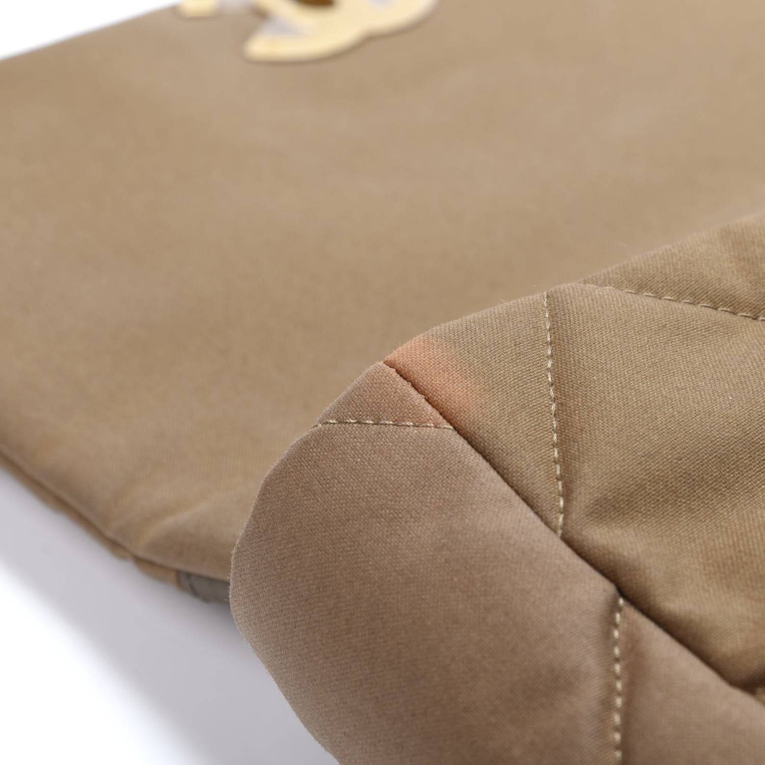 Chanel Canvas Quilted Large 19 Flap Bronze 10 of 12
