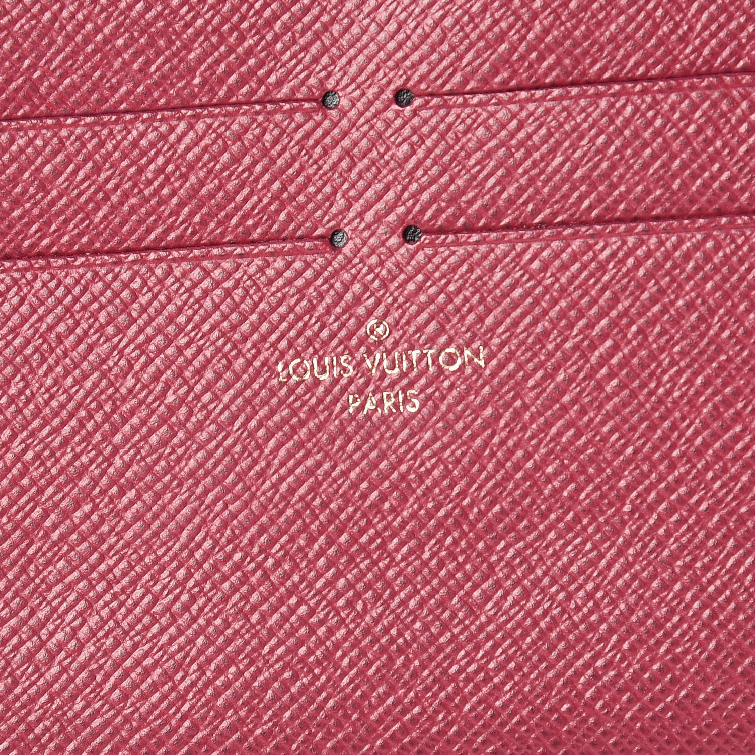 Louis Vuitton Calfskin Felicie Card Holder Insert Fuchsia 6 of 6