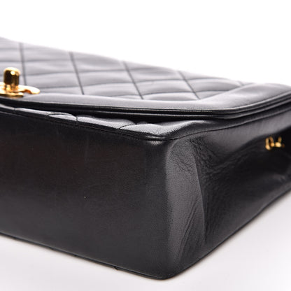 Chanel Lambskin Quilted Medium Single Flap Black 9 of 16