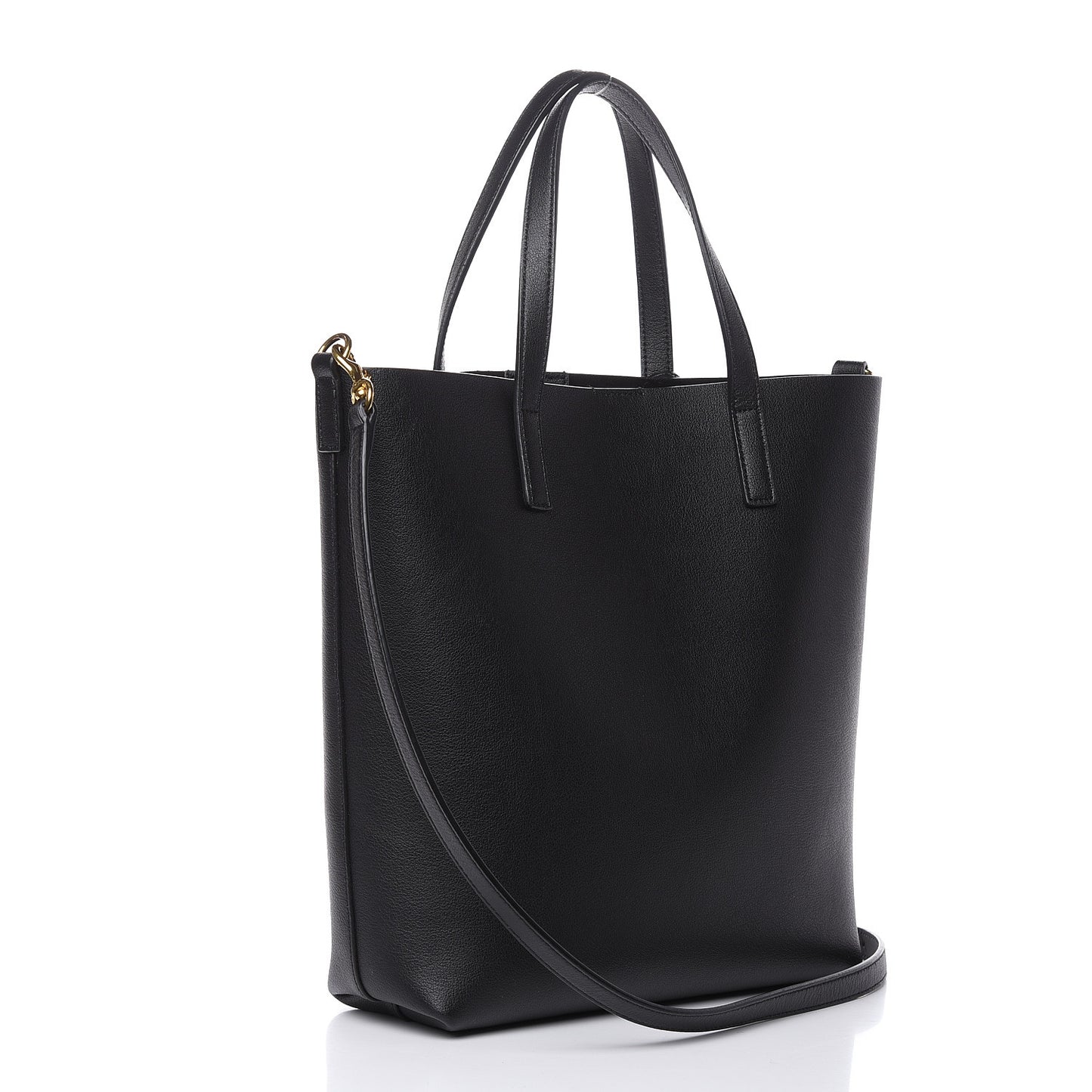 Calfskin Toy Shopping Tote Black