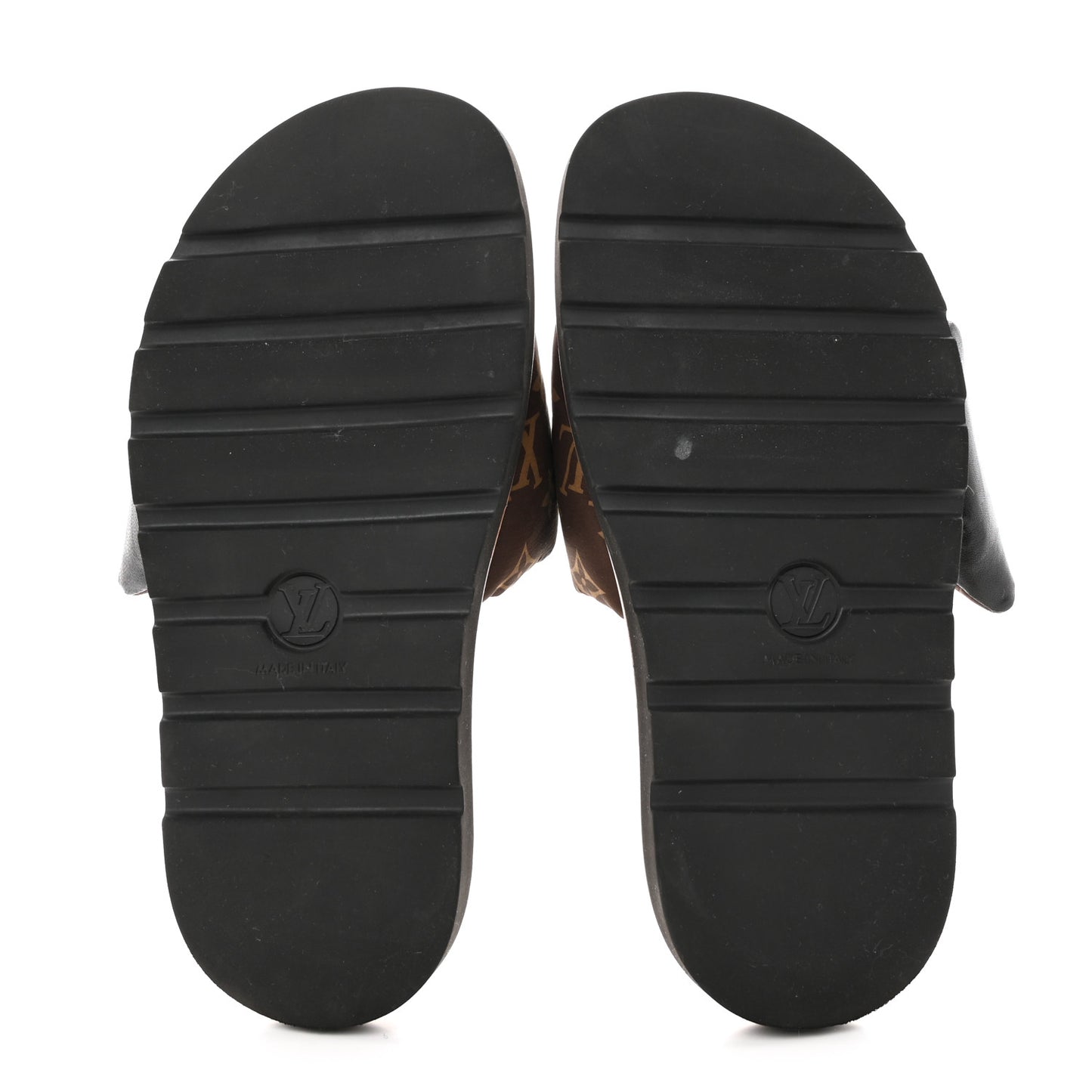 Nylon Monogram Pool Pillow Comfort Mule 40 Cacao Brown