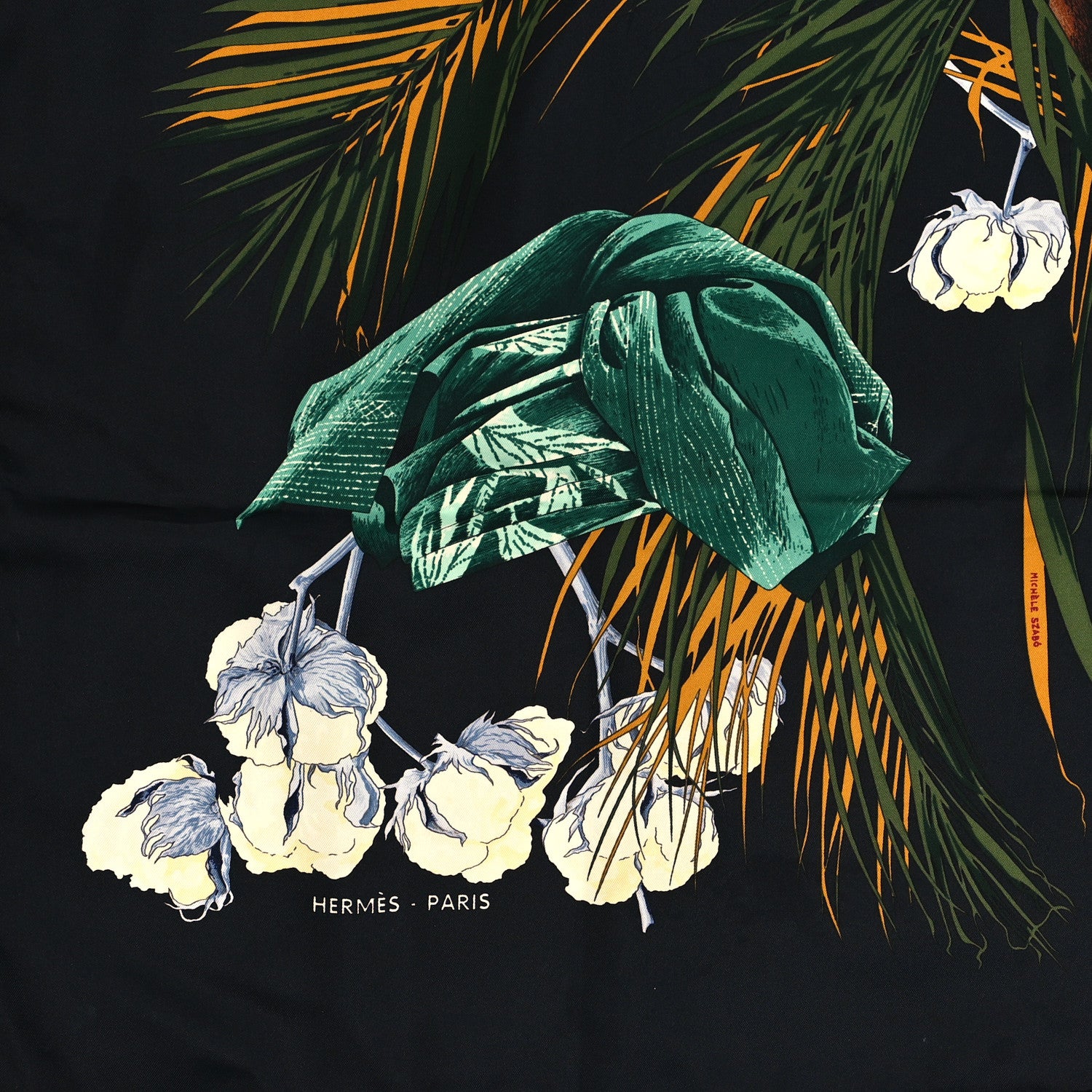 Hermes Silk Turbans des Reines Scarf 90 2 of 4